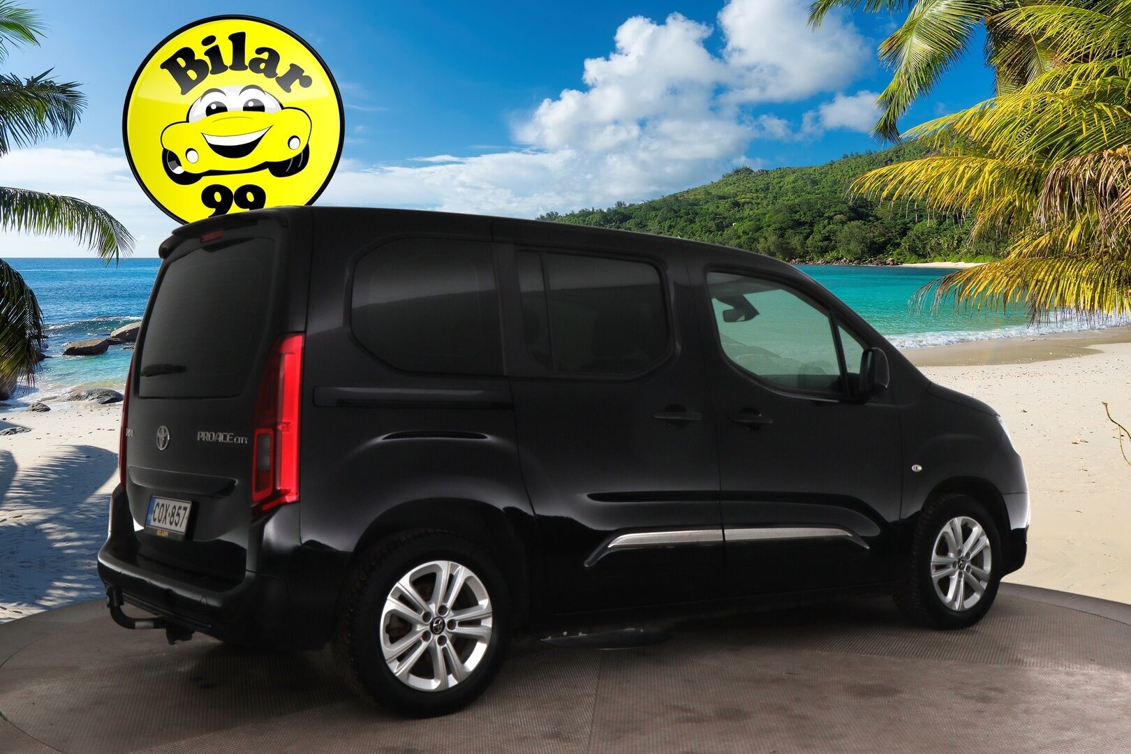 Toyota Proace CITY Verso 2020 Active L1 1,2 130 Autom. 5-H / 1-om. Suomi-auto / Webasto / Vakkari / Kaistavahti / Koukku / Lohko + sisäp. /