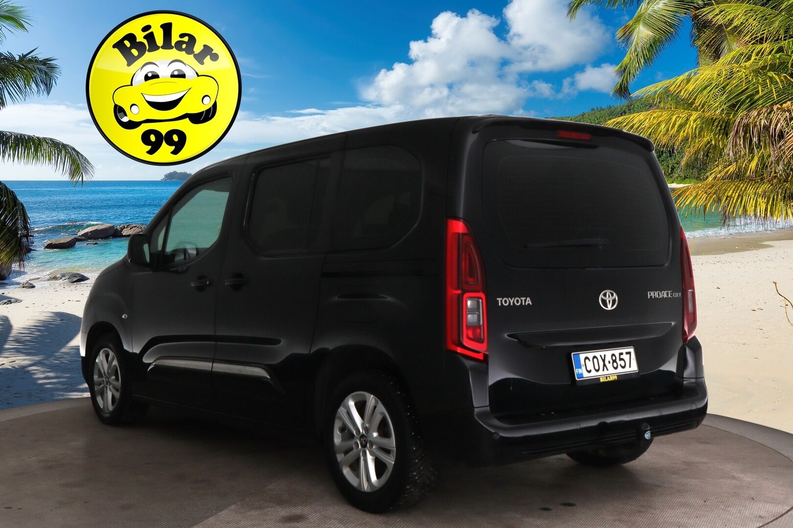 Toyota Proace CITY Verso 2020 Active L1 1,2 130 Autom. 5-H / 1-om. Suomi-auto / Webasto / Vakkari / Kaistavahti / Koukku / Lohko + sisäp. /