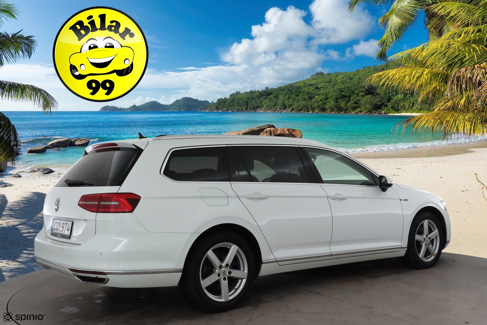 Volkswagen Passat 2017 Variant GTE Plug-In Hybrid 160 kW DSG * ACC /  Webasto / P.Kamera / LED / Koukku /  Puolinahat * - Kahdet renkaat aluvanteilla - HULLU BLACKWEEK KORKOTARJOUS 2,49%