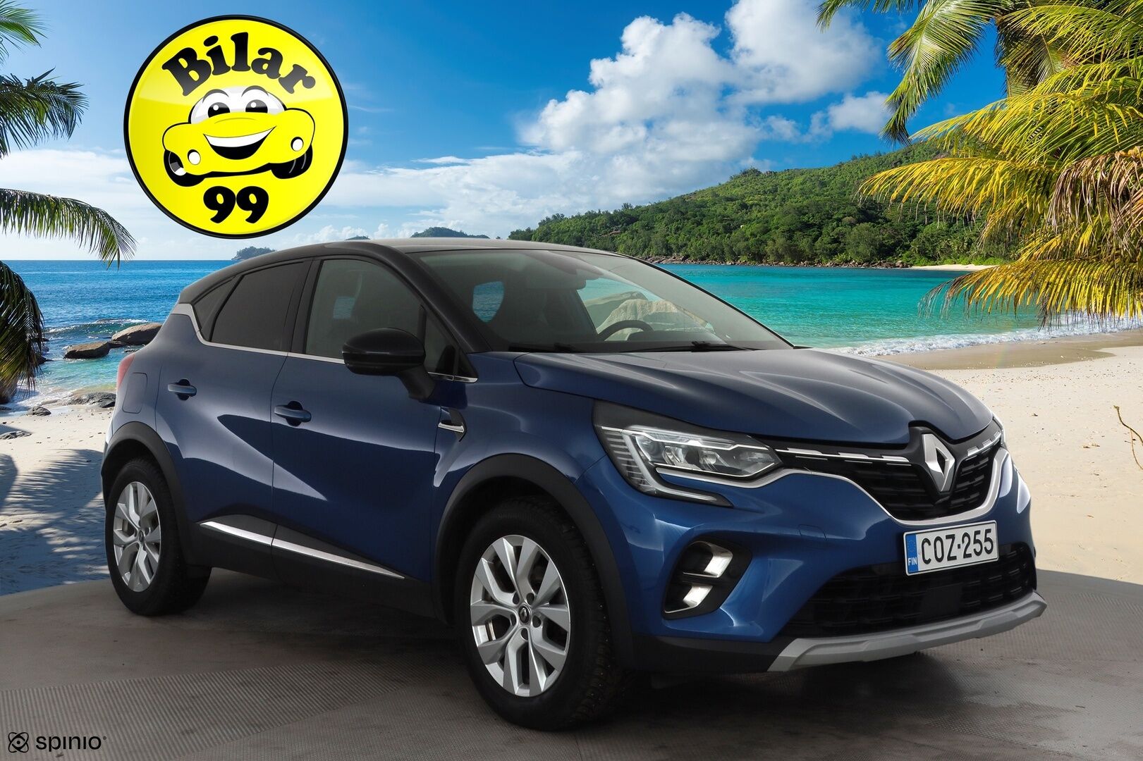 Renault Captur 2021 TCe 130 EDC7-aut Festival * Sisätilanlämmitin / Koukku / Bose / LED / Navi / Kaistavahti / P.kamera / Keyless * - Suomi-auto / Kahdet renkaat - HULLU BLACKWEEK KORKOTARJOUS 2,49%