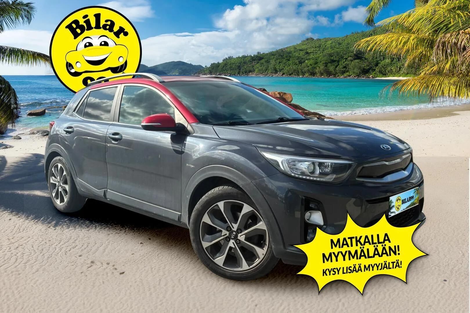 Kia Stonic 2020 1,0 T-GDI ISG 120hv EX Design DCT EcoDynamics - Vakkari | Peruutuskamera | Lohkolämmitin sisähaaralla | Puolinahkasisusta | App Connect | Autom. Ilmastointi | Penkin- ja ratinlämmitin | Kahdet renkaat aluvantein 