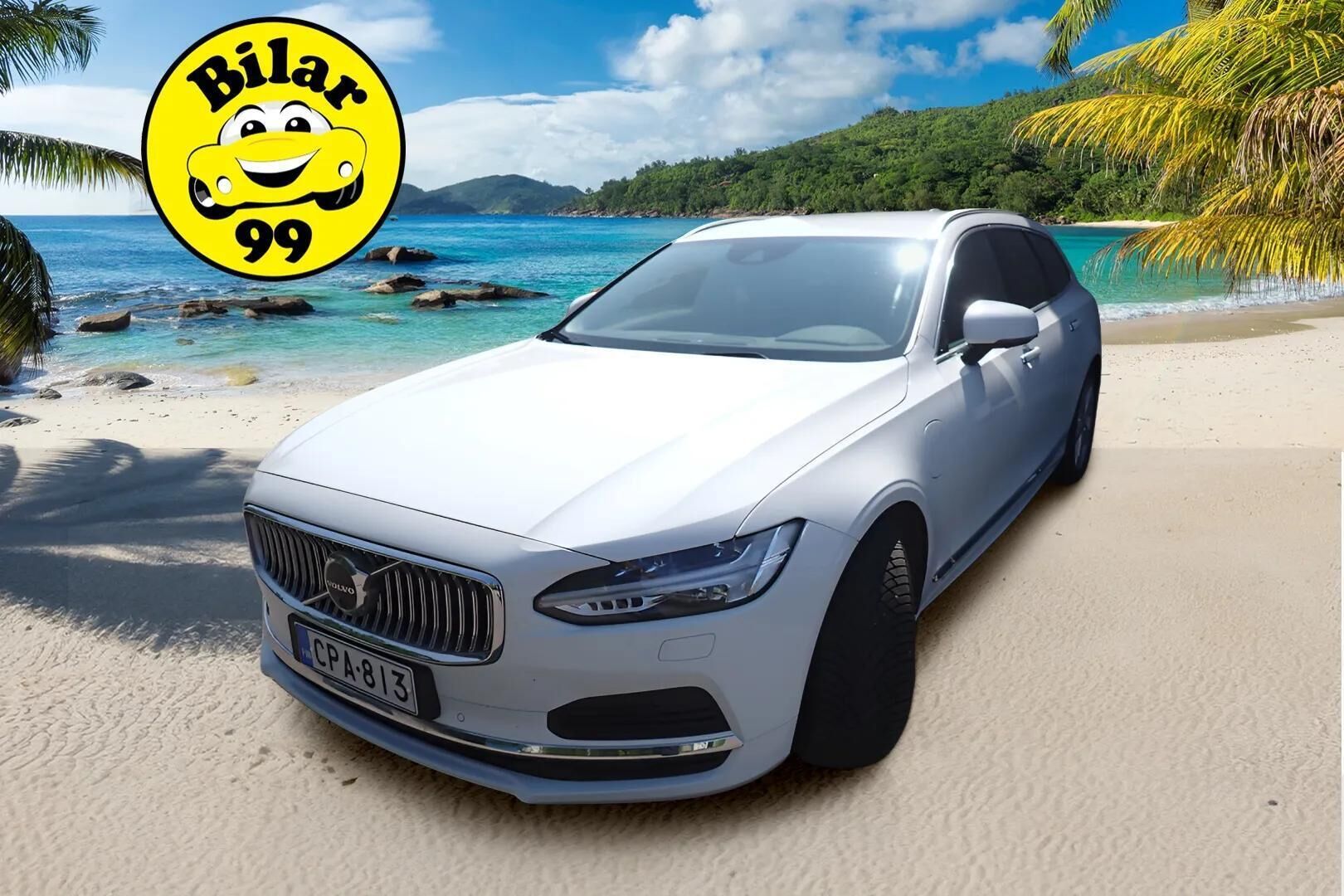 Volvo V90 2021 T8 TwE AWD Business Inscription aut / 1.Om Suomi-auto / Pa-lisälämmitin / ACC / 360°-kamera / BLISS / VOC / Muistipenkit - 3,99 % KORKOTARJOUS TÄHÄN AUTOON - 