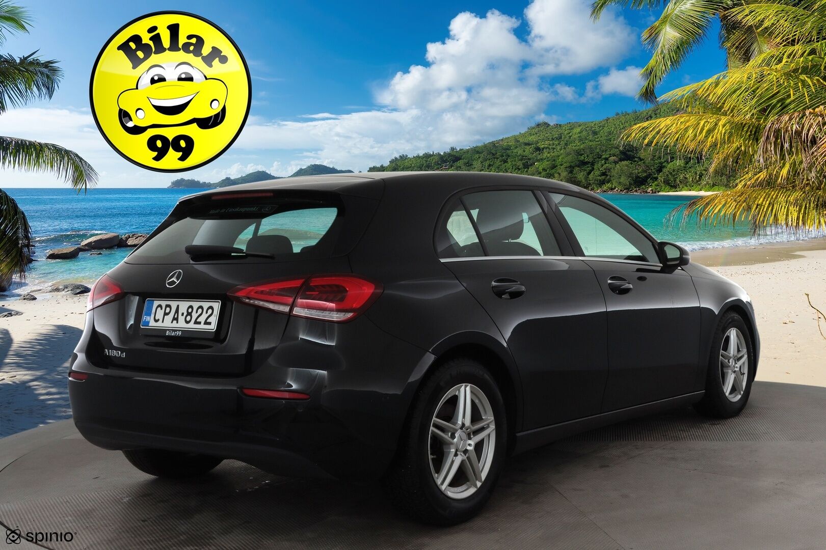 Mercedes-Benz A 2021 180 d A Business Style * Vakkari / P.kamera / LED / Navi / Widescreen / Sporttipenkit / Lohkolämmitin * - 1.Om Suomi-auto / Kahdet renkaat aluvanteilla / Merkkihuollettu - HULLU BLACKWEEK KORKOTARJOUS 2,49%