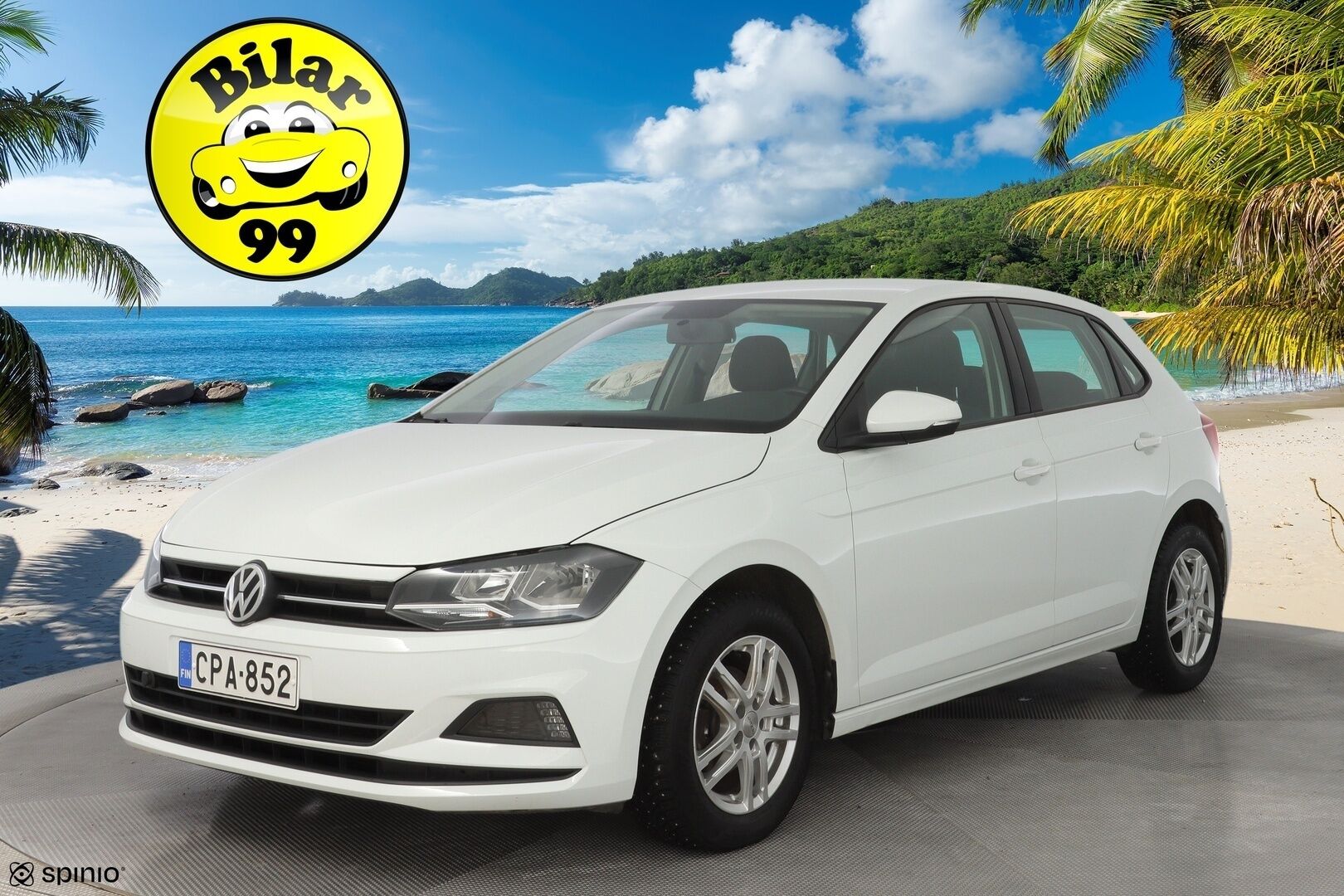 Volkswagen Polo 2021 Style 1.0 TGI 66 kW *ACC / AppleCarPlay / AndroidAuto / Lohko* - POIKKEUKSELLISEN EDULLINEN HINTA! / Suomi-Auto / Kahdet hyväkuntoiset renkaat alumiinivantein / Juuri huollettu