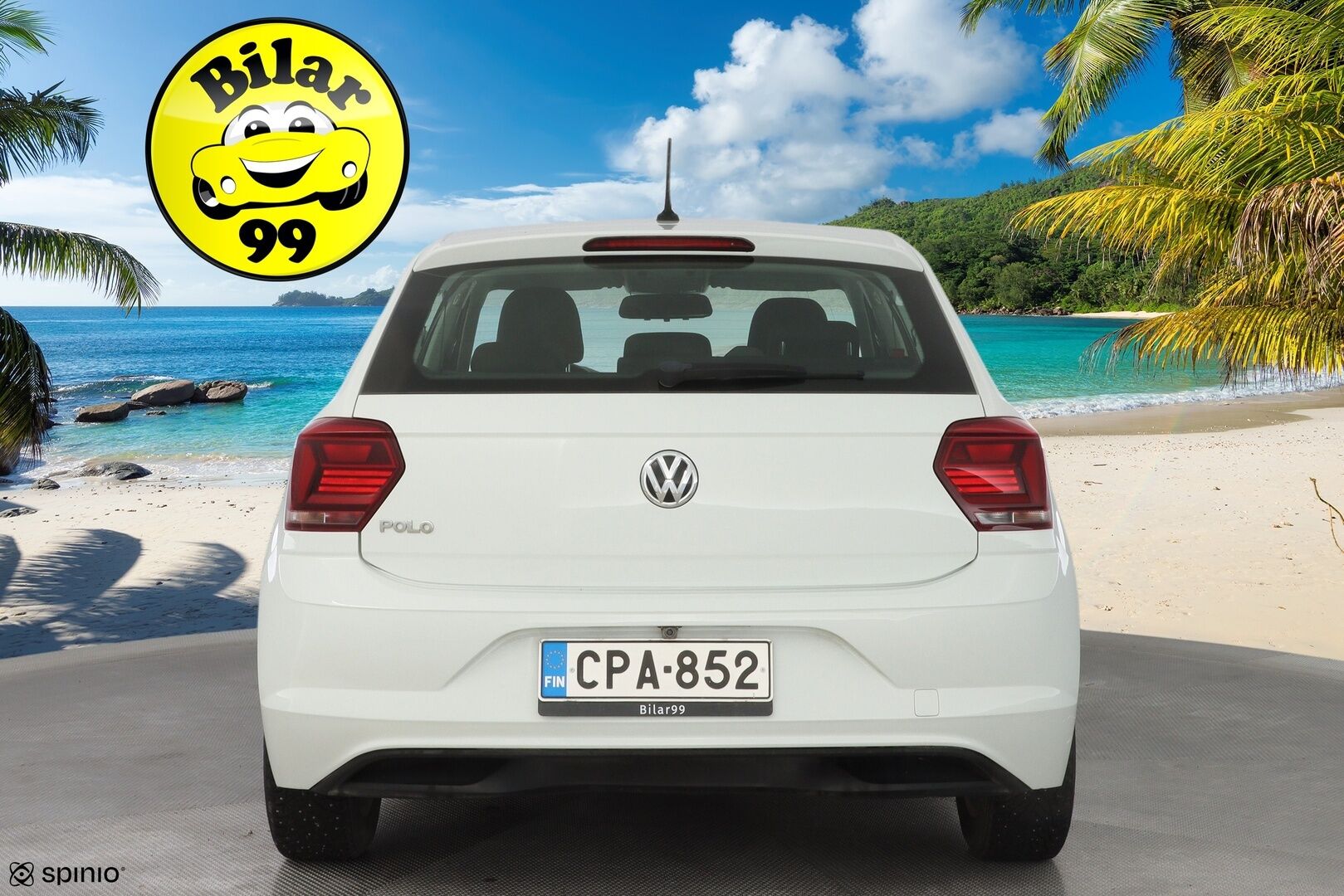 Volkswagen Polo 2021 Style 1.0 TGI 66 kW *ACC / AppleCarPlay / AndroidAuto / Lohko* - Suomi-Auto / Kahdet hyväkuntoiset renkaat alumiinivantein / Juuri huollettu