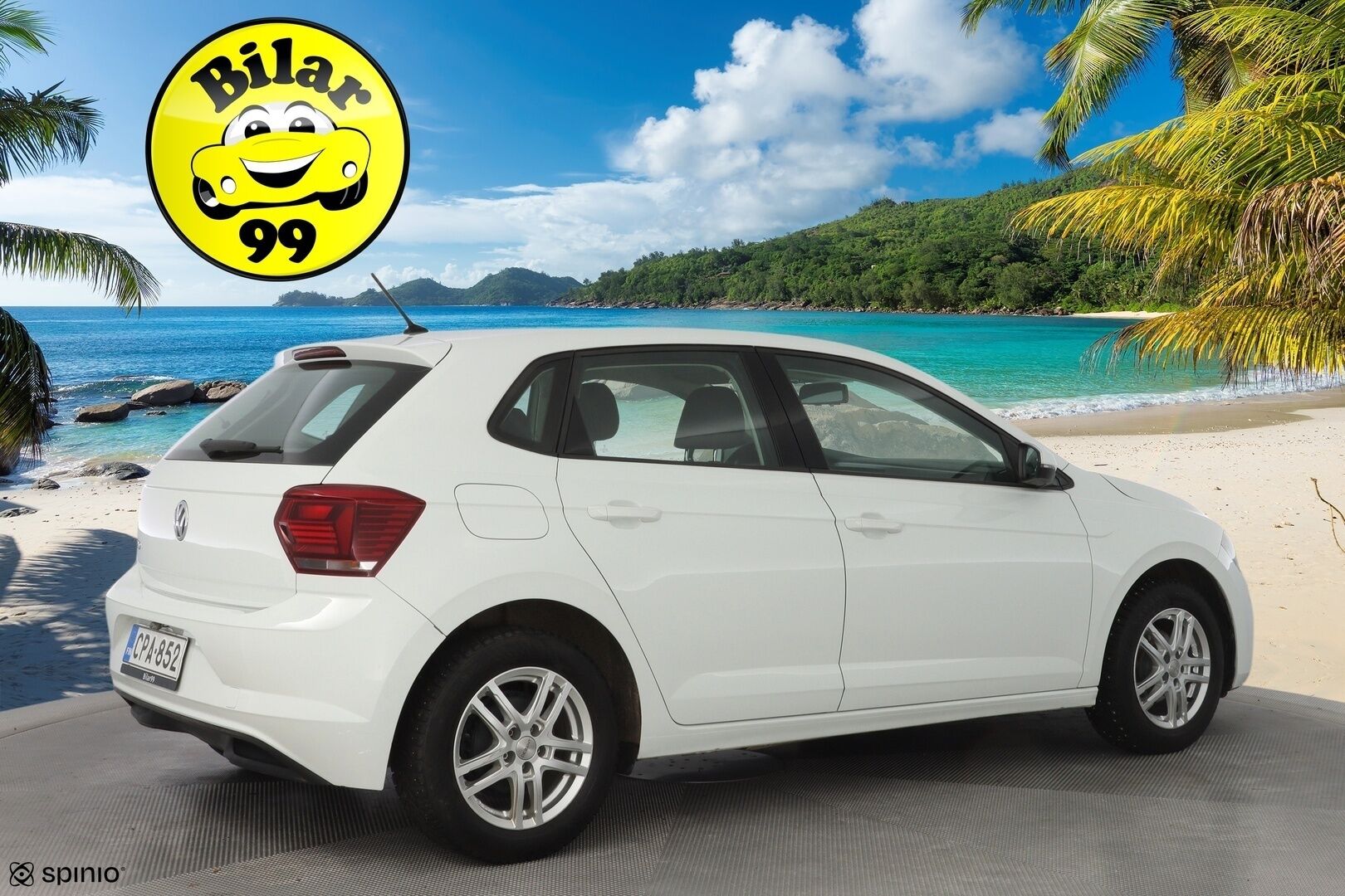 Volkswagen Polo 2021 Style 1.0 TGI 66 kW *ACC / AppleCarPlay / AndroidAuto / Lohko* - POIKKEUKSELLISEN EDULLINEN HINTA! / Suomi-Auto / Kahdet hyväkuntoiset renkaat alumiinivantein / Juuri huollettu