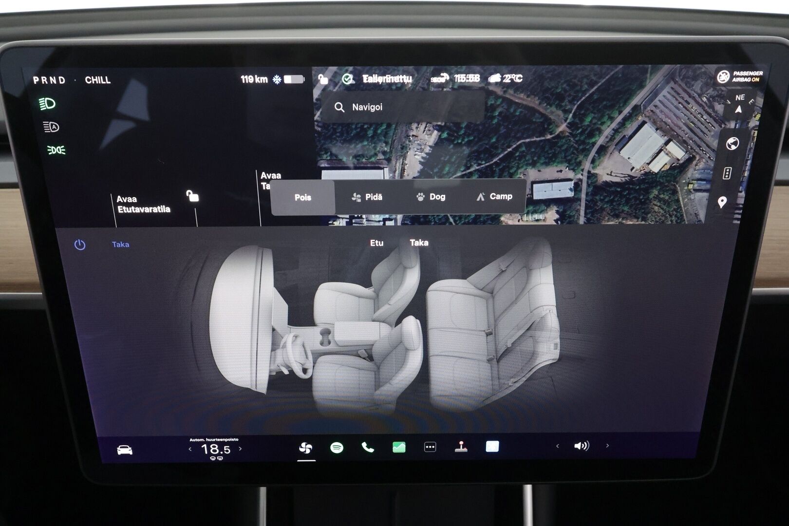 Tesla Model 3 2020 Standard Range Plus * ACC / LED / Lasikatto / Muistipenkki / P.Kamera / Kaistavahti / Navi * - Suomi-auto / 2x Latauskaapelit / Kahdet renkaat