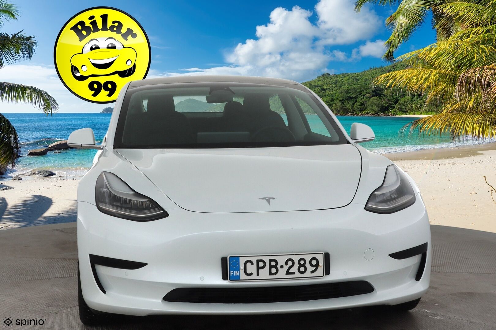 Tesla Model 3 2020 Standard Range Plus * ACC / LED / Lasikatto / Muistipenkki / P.Kamera / Kaistavahti / Navi * - Suomi-auto / 2x Latauskaapelit / Kahdet renkaat