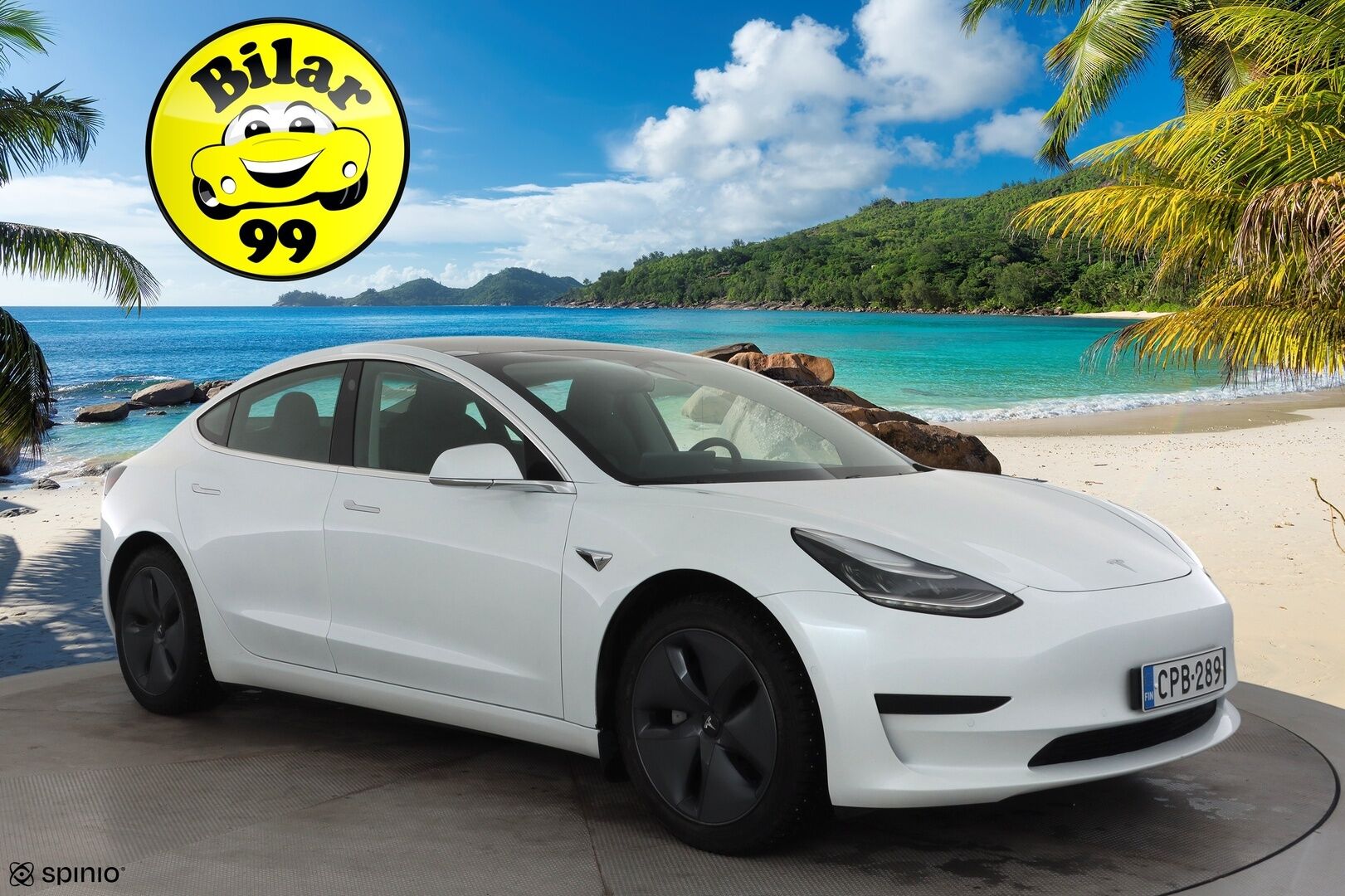 Tesla Model 3 2020 Standard Range Plus * ACC / LED / Lasikatto / Muistipenkki / P.Kamera / Kaistavahti / Navi * - Akku kuntotarkastettu / Suomi-auto / 2x Latauskaapelit / Kahdet renkaat