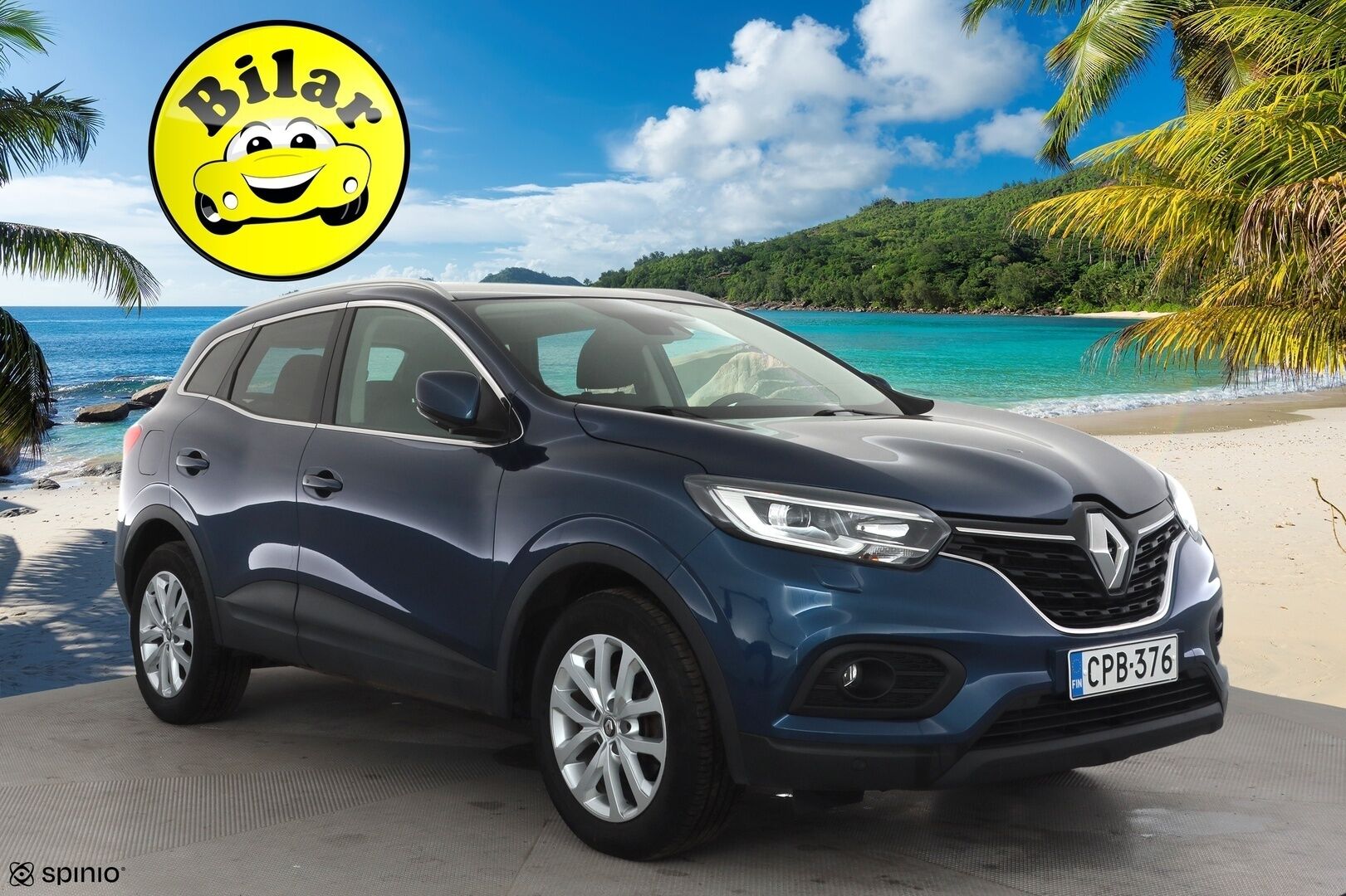 Renault Kadjar 2021 TCe 140 EDC7-aut Zen - | Vakkari | Navi | Kaistavahti | Keyless | Tutkat | Apple & Android | Aut. ilmastointi | Huoltokirja | 2x renkaat aluin | Suomiauto | 