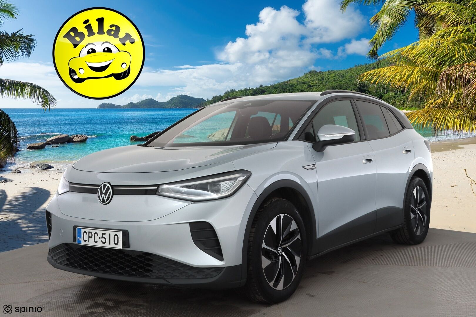 Volkswagen ID.4 2021 Pro Performance 150 kW, akku 77 kWh - | ILP | ACC | Matrix-LED | P.Kamera | Nahka-Alcantara | Navi | Kaistavahti | Keyless | Suomi-auto | Merkkihuollot | Kahdet renkaat | 2x Latauskaapelit |