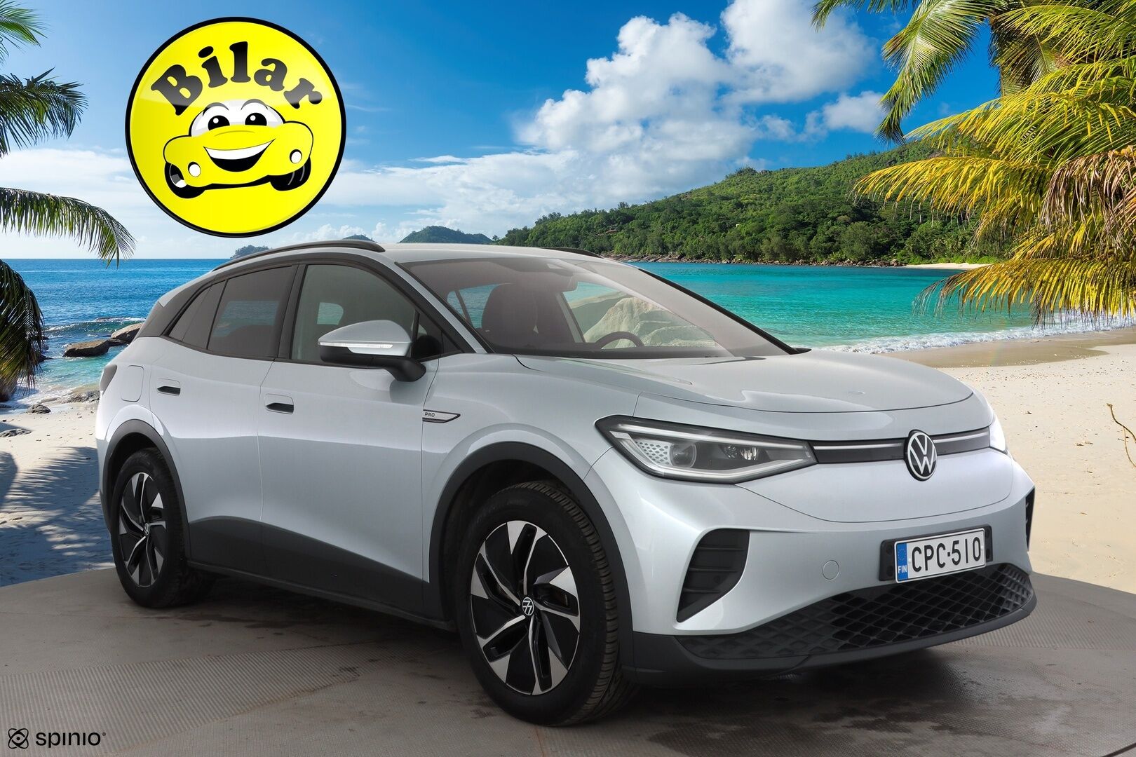 Volkswagen ID.4 2021 Pro Performance 150 kW, akku 77 kWh - | ILP | ACC | Matrix-LED | P.Kamera | Nahka-Alcantara | Navi | Kaistavahti | Keyless | Suomi-auto | Merkkihuollot | Kahdet renkaat | 2x Latauskaapelit |