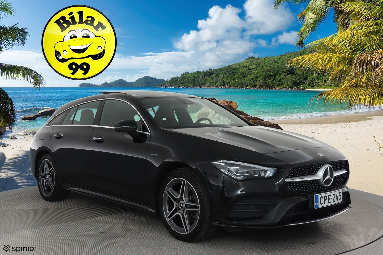 Mercedes-Benz CLA 2021 250 e A Shooting Brake Business AMG EQ **Lasikattoluukku / Distronic / Multibeam / P.kamera / Sporttinahat Muistilla - 1.om Suomi-auto / 2x Latauskaapelit / Kahdet Renkaat / **SUPER VARUSTEILLA**