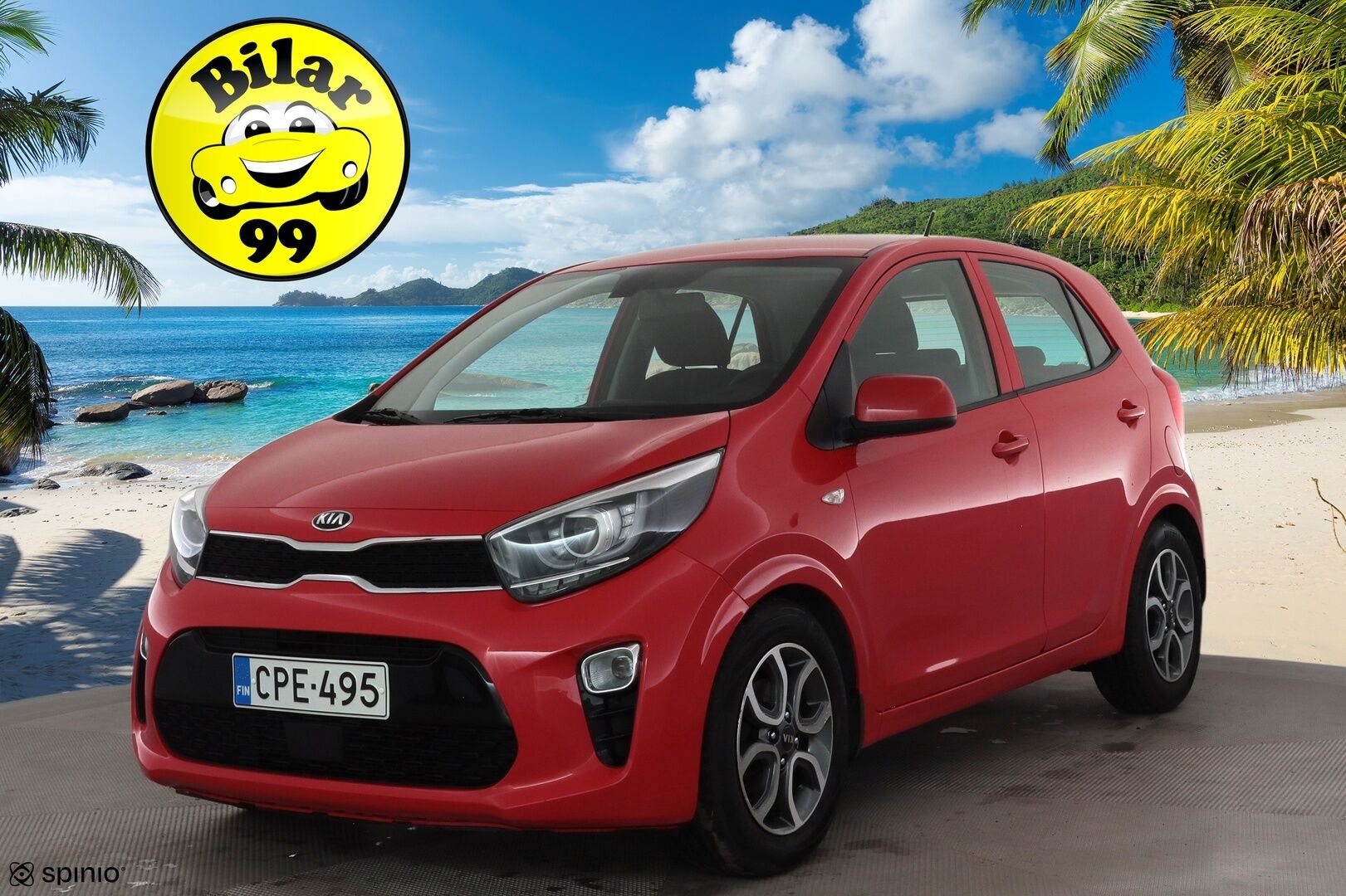Kia Picanto 2021 1,2 EX AMT 5P * 1.Om Suomi-auto / Vakkari / P.tutka / Bluetooth / Ratinlämmitin * - Kahdet renkaat aluvanteilla - HULLUT BLACKWEEK JATKOT - KORKOTARJOUS 2,49%