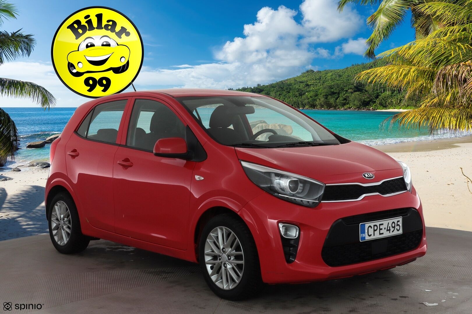 Kia Picanto 2021 1,2 EX AMT 5P * 1.Om Suomi-auto / Vakkari / P.tutka / Bluetooth / Ratinlämmitin * - Kahdet renkaat aluvanteilla - HULLUT BLACKWEEK JATKOT - KORKOTARJOUS 2,49%