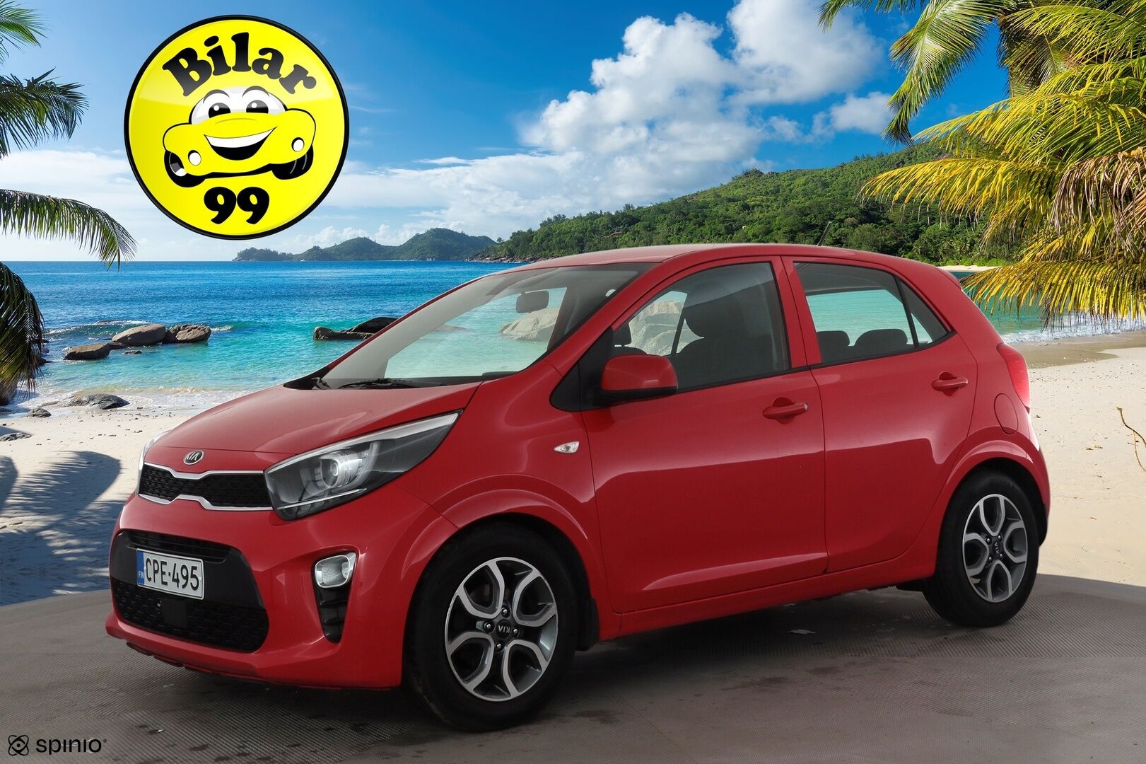 Kia Picanto 2021 1,2 EX AMT 5P * 1.Om Suomi-auto / Vakkari / P.tutka / Bluetooth / Ratinlämmitin * - Suomi-auto 1. omistajalta! / Kahdet renkaat aluvanteilla