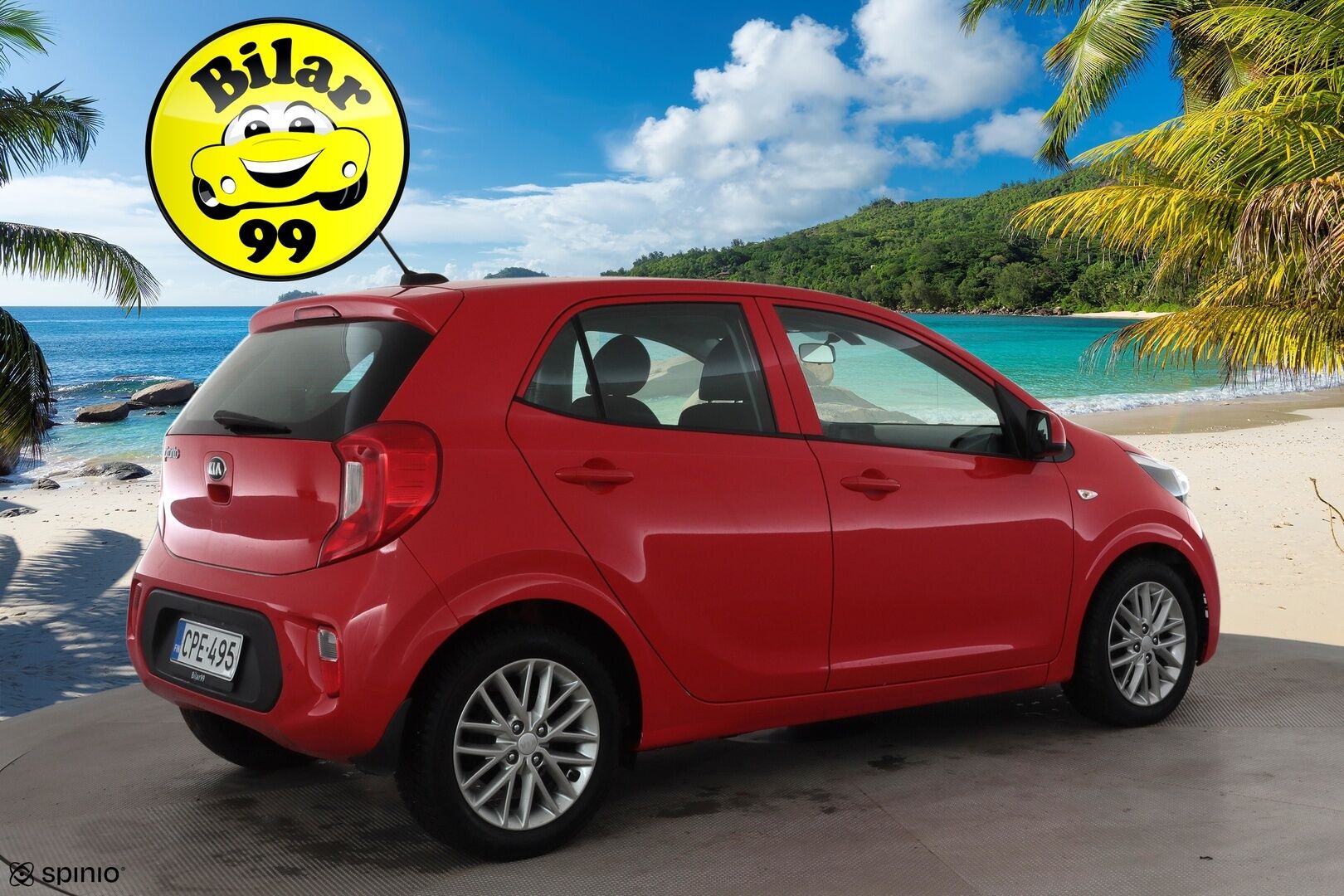 Kia Picanto 2021 1,2 EX AMT 5P * 1.Om Suomi-auto / Vakkari / P.tutka / Bluetooth / Ratinlämmitin * - Kahdet renkaat aluvanteilla - HULLUT BLACKWEEK JATKOT - KORKOTARJOUS 2,49%