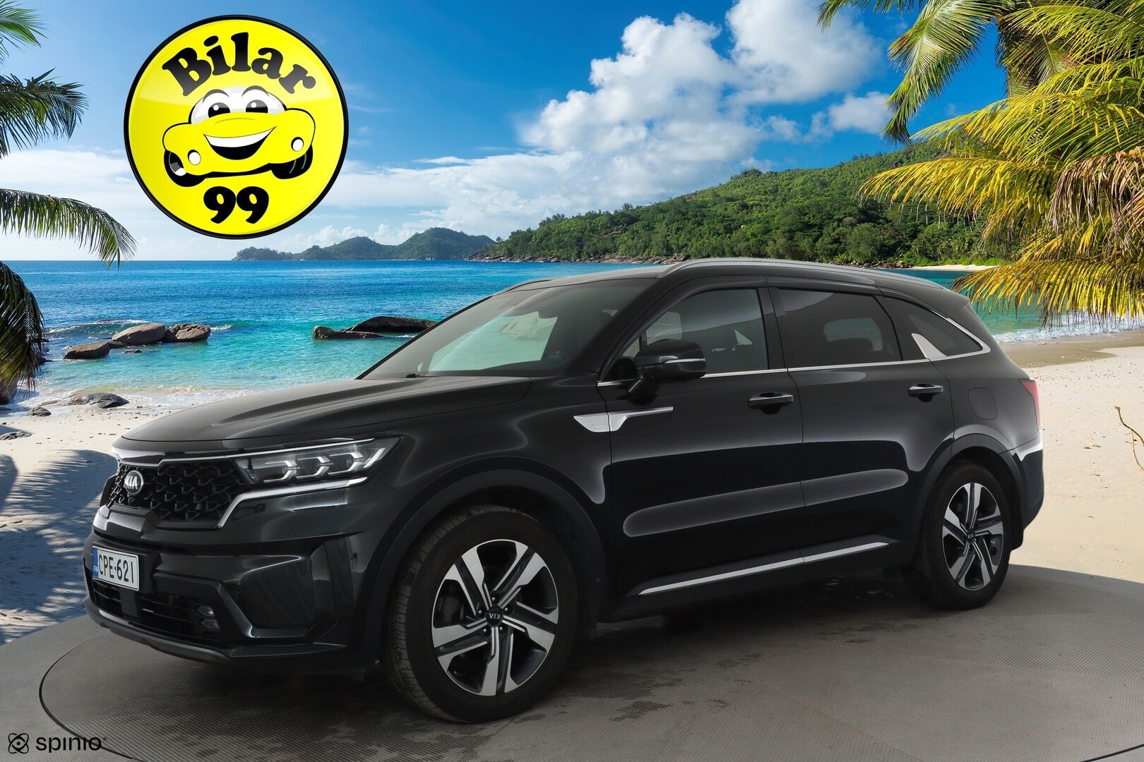 Kia Sorento 2021 1,6 T-GDI Plug-in Hybrid AWD Business Luxury AT 7P *ACC / Ilmastoidut Nahat / BOSE / 360° / Koukku / Muistipenkki* - Suomi-auto / Kahdet renkaat aluvanteilla 