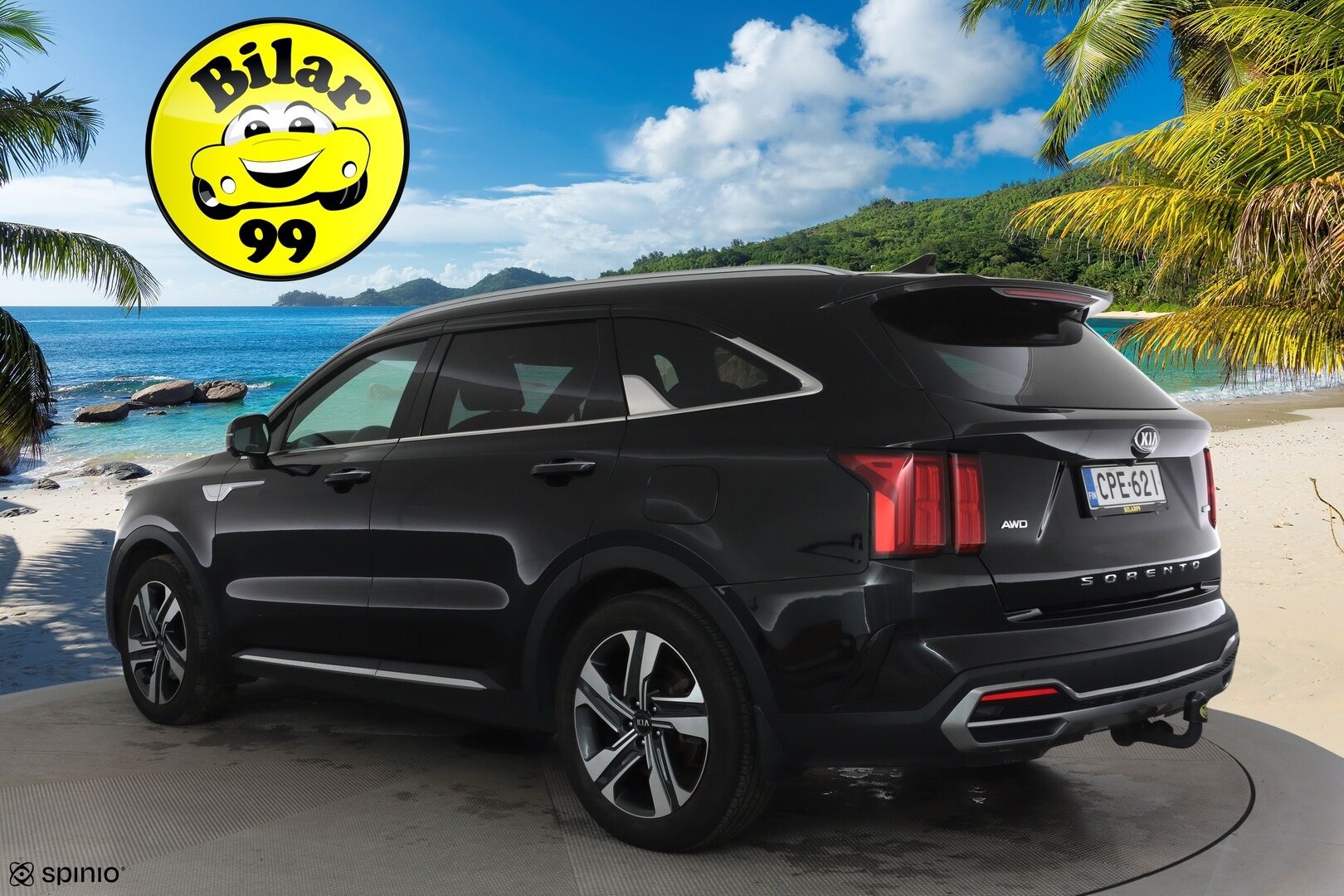 Kia Sorento 2021 1,6 T-GDI Plug-in Hybrid AWD Business Luxury AT 7P *ACC / Ilmastoidut Nahat / BOSE / 360° / Koukku / Muistipenkki* - Suomi-auto / Kahdet renkaat aluvanteilla 