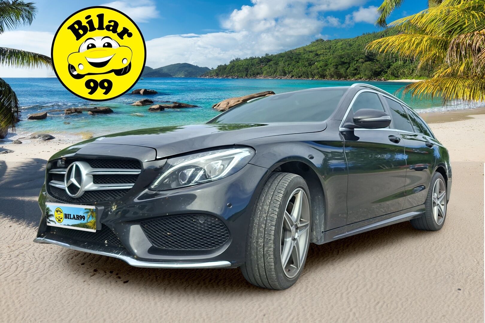 Mercedes-Benz C 2017 220 d T A Business AMG - | AMG-Styling ulko ja sisä | Bliss | P-kamera | Ambient light | 