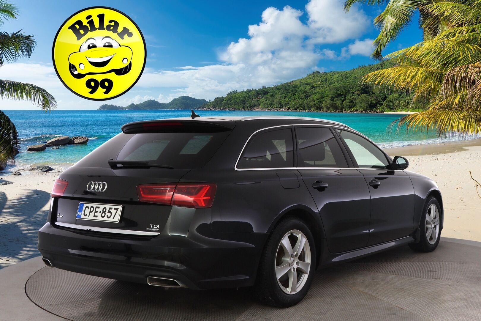 Audi A6 2018 A6 Avant Farmari (AC) 4ov 1968cm3 A *Vakkari / BOSE / Webasto / Sporttipenkit / Koukku / Navi / Musta sisäkatto / Sähkökontti* - *Näyttävä / Neliveto / Farmari*