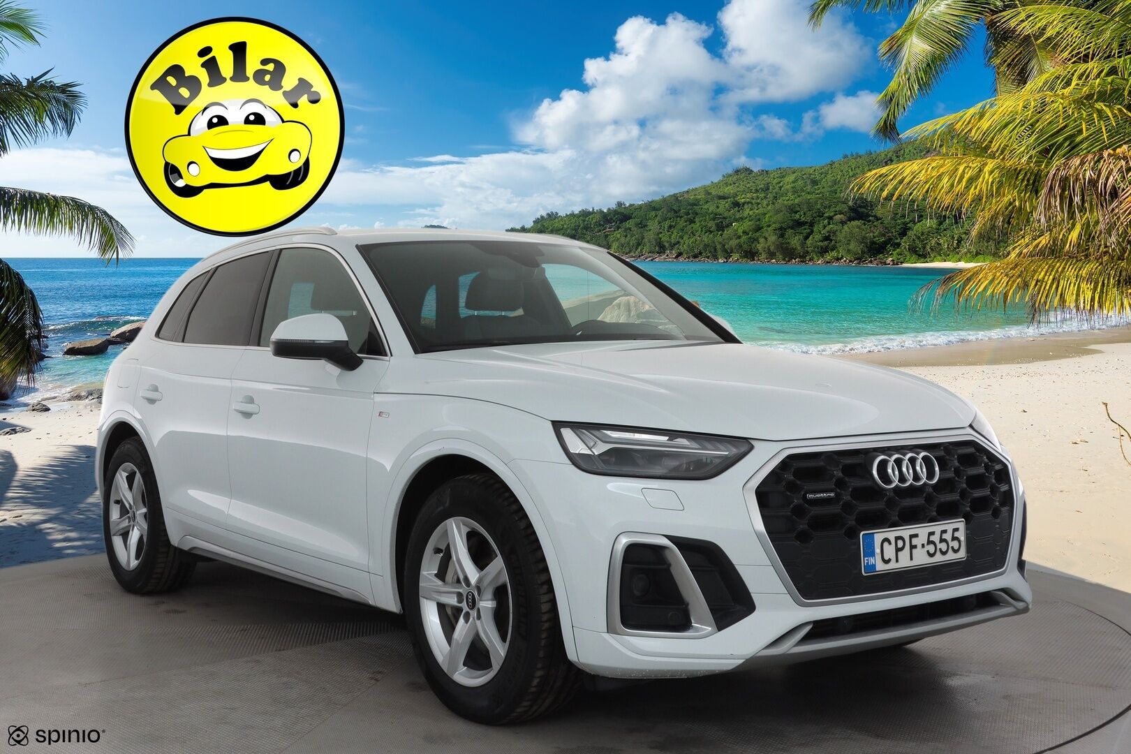 Audi Q5 2022 S line 55 TFSI e 270 kW quattro S tronic - | ACC | 2x S-Line | Matrix | Koukku | Ilma-alusta | Puolinahat | Sporttipenkit | Digimittaristo | P.kamera |