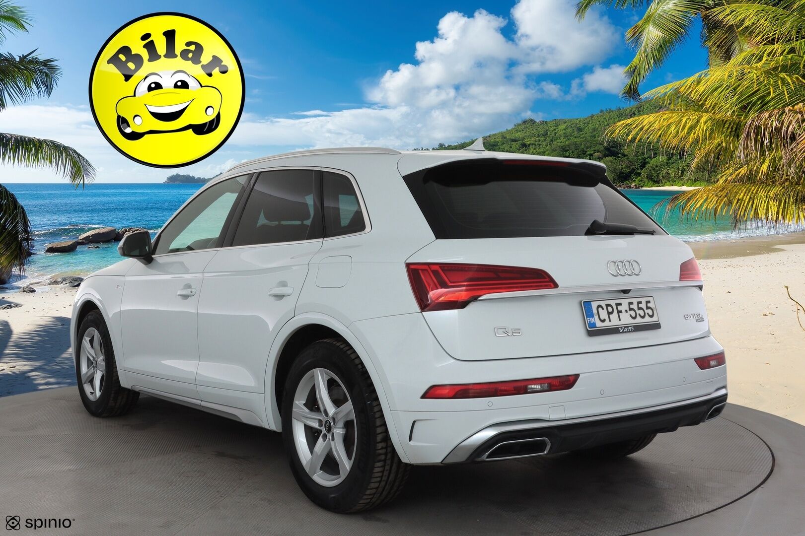 Audi Q5 2022 S line 55 TFSI e 270 kW quattro S tronic - | ACC | 2x S-Line | Matrix | Koukku | Ilma-alusta | Puolinahat | Sporttipenkit | Digimittaristo | P.kamera |
