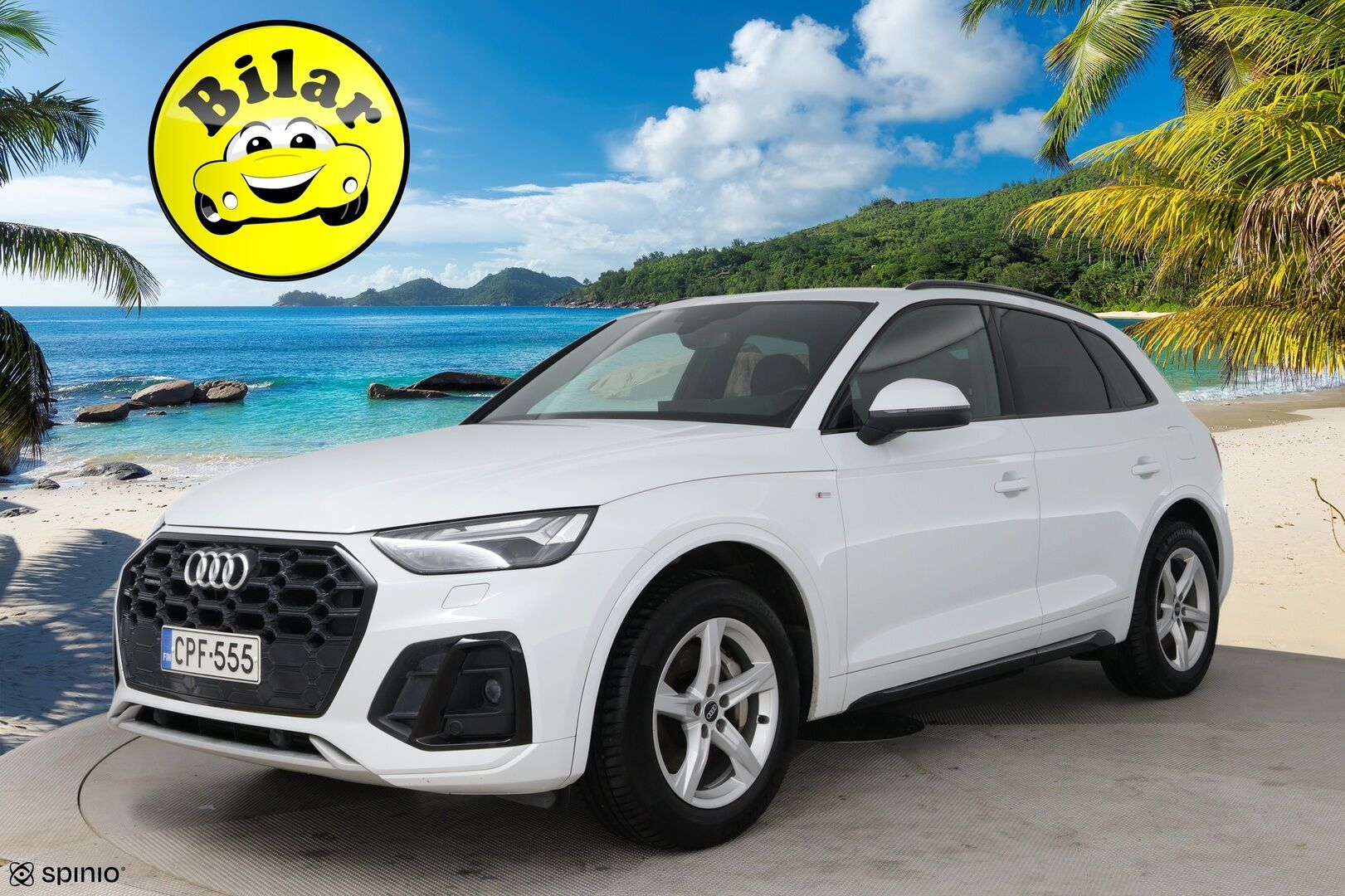 Audi Q5 2022 S line 55 TFSI e 270 kW quattro S tronic - | ACC | 2x S-Line | Matrix | Koukku | Ilma-alusta | Puolinahat | Sporttipenkit | Digimittaristo | P.kamera |