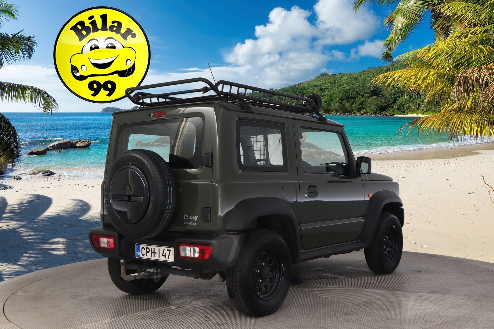Suzuki Jimny 2022 LCV 1,5 VVT 4WD GL 5MT TWO-SEATER *1.Om. Suomi-Auto / Roof Rack valoilla / Korotettu / Led-lisävalot* - *Juuri saapunut! / Vakkari / "X Renkaat / Lohko / Siisti*