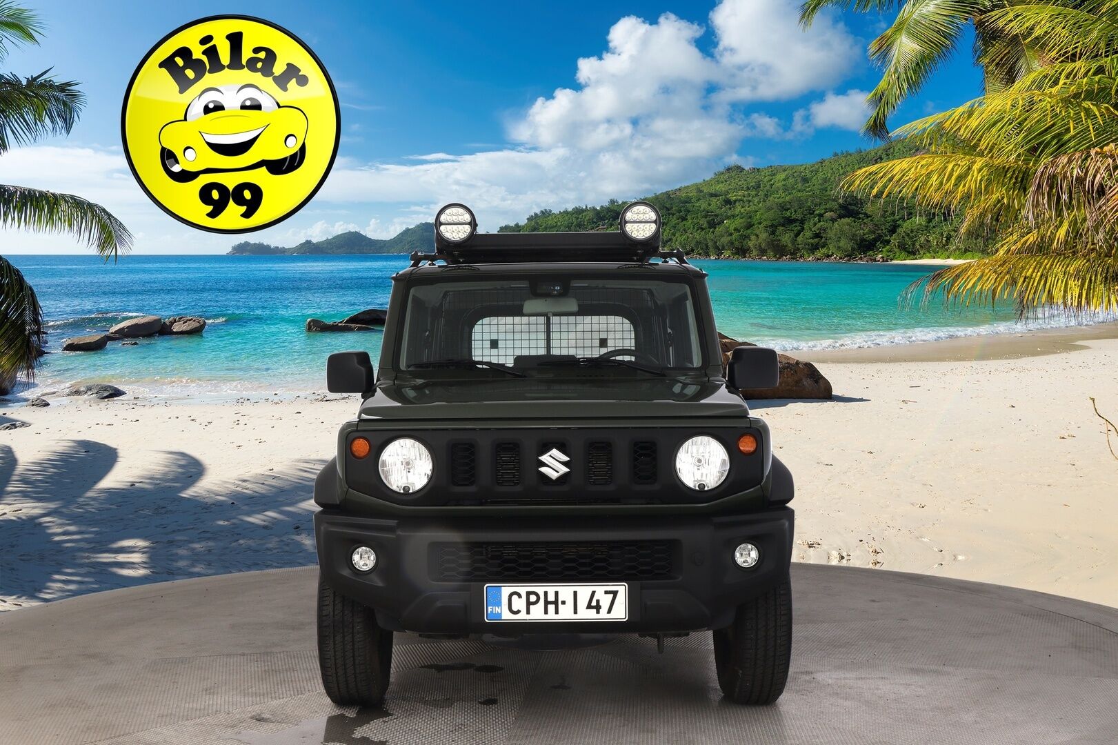 Suzuki Jimny 2022 LCV 1,5 VVT 4WD GL 5MT TWO-SEATER *1.Om. Suomi-Auto / Roof Rack valoilla / Korotettu / Led-lisävalot* - *Juuri saapunut! / Vakkari / "X Renkaat / Lohko / Siisti*