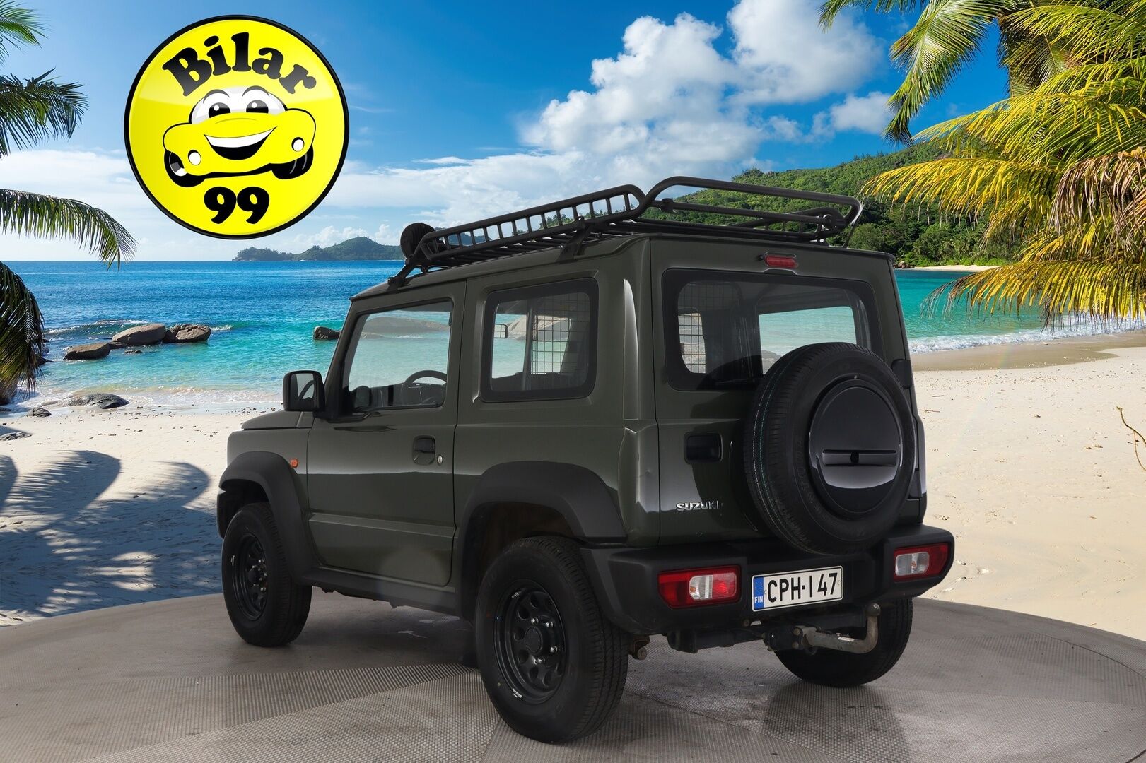 Suzuki Jimny 2022 LCV 1,5 VVT 4WD GL 5MT TWO-SEATER *1.Om. Suomi-Auto / Roof Rack valoilla / Korotettu / Led-lisävalot* - *Juuri saapunut! / Vakkari / "X Renkaat / Lohko / Siisti*