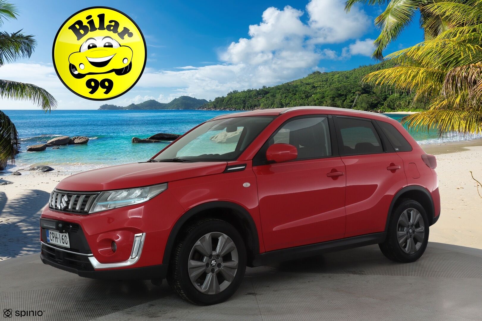 Suzuki Vitara 2022 1,4 BOOSTERJET 4WD GL+ HYBRID * Suomi-auto / ACC / LED / P.Kamera / Kaistavahti / Sisätilanlämmitin * - Kahdet Renkaat