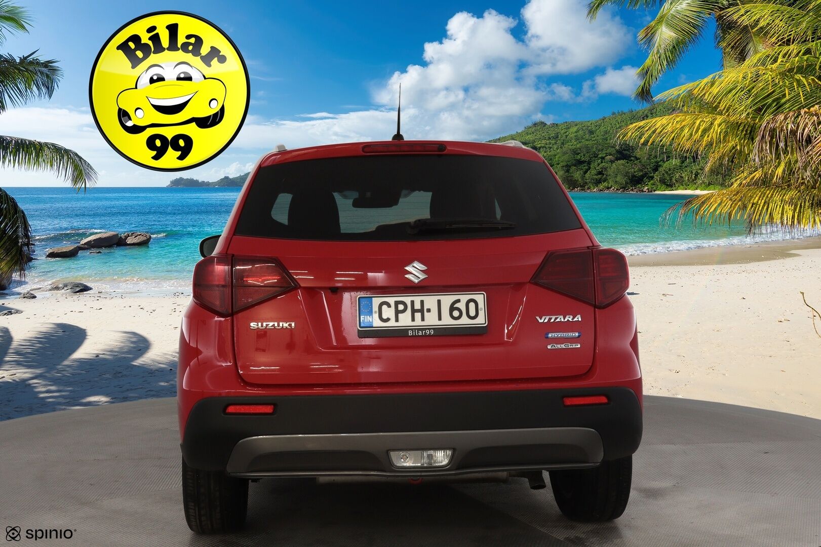 Suzuki Vitara 2022 1,4 BOOSTERJET 4WD GL+ HYBRID * Suomi-auto / ACC / LED / P.Kamera / Kaistavahti / Sisätilanlämmitin * - Kahdet Renkaat