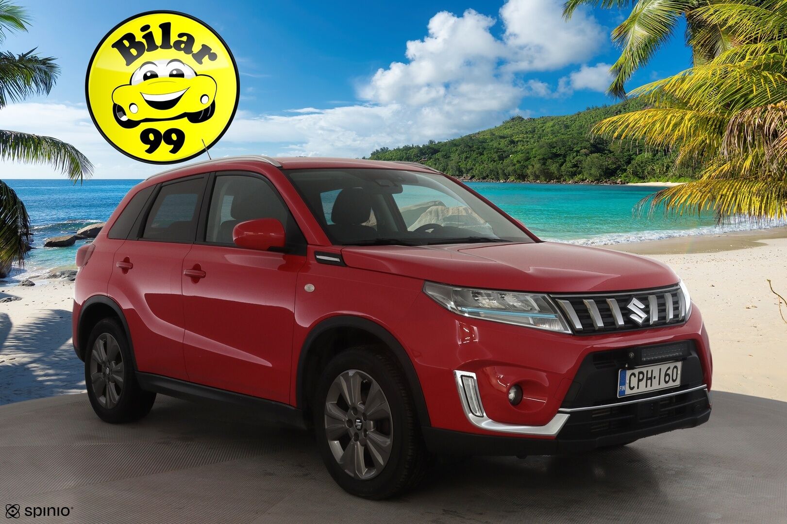 Suzuki Vitara 2022 1,4 BOOSTERJET 4WD GL+ HYBRID * Suomi-auto / ACC / LED / P.Kamera / Kaistavahti / Sisätilanlämmitin * - Kahdet Renkaat