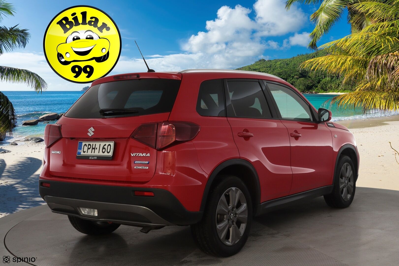 Suzuki Vitara 2022 1,4 BOOSTERJET 4WD GL+ HYBRID * Suomi-auto / ACC / LED / P.Kamera / Kaistavahti / Sisätilanlämmitin * - Kahdet Renkaat