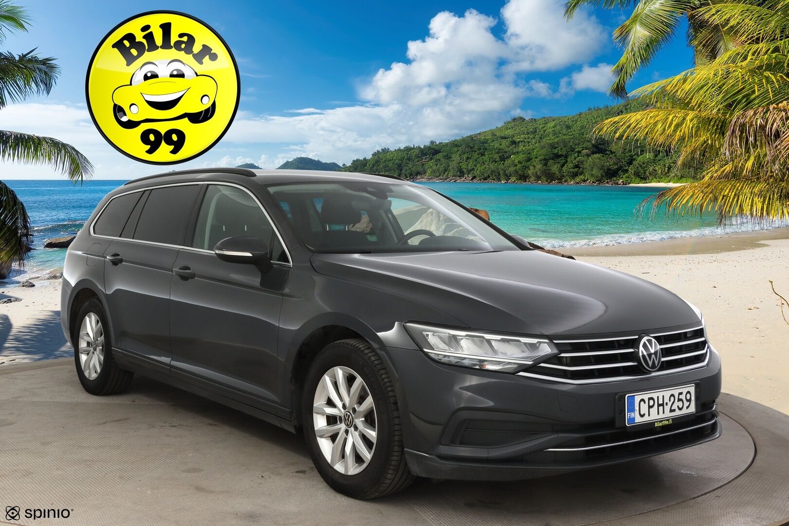 Volkswagen Passat 2021 Variant 2,0 TDI EVO SCR 110 kW DSG-automaatti* 2-.om Suomi-auto / Webasto / Koukku / Tutkat / Adaptivakkari / Sähköluukku * - * Esimerkillinen huoltohistoria / 2-om. Suomi-Auto / Halutumpi tumma väri / Hyvät varusteet * 