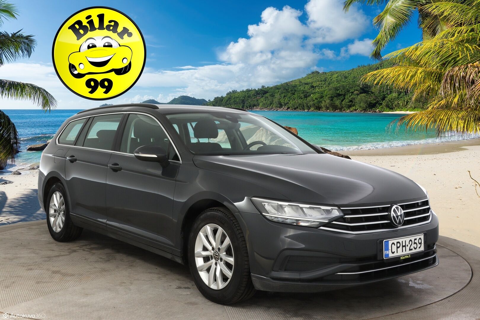 Volkswagen Passat 2021 PASSAT Farmari (AC) 5ov 1968cm3 A * 2-.om Suomi-auto / Webasto / Koukku / Tutkat / Adaptivakkari / Sähköluukku * - * Esimerkillinen huoltohistoria / 2-om. Suomi-Auto / Halutumpi tumma väri / Hyvät varusteet * 