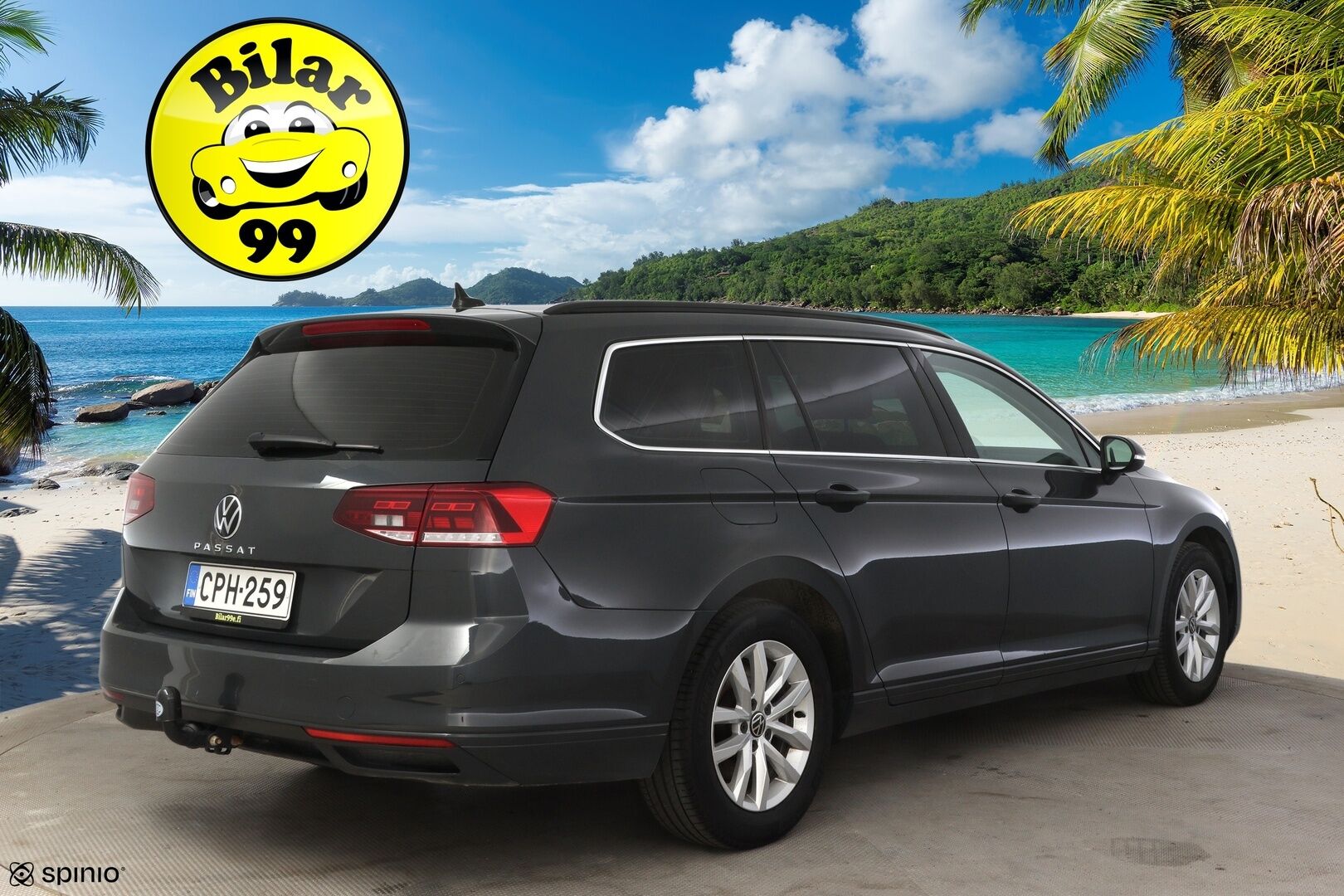 Volkswagen Passat 2021 Variant 2,0 TDI EVO SCR 110 kW DSG-automaatti* 2-.om Suomi-auto / Webasto / Koukku / Tutkat / Adaptivakkari / Sähköluukku * - * Esimerkillinen huoltohistoria / 2-om. Suomi-Auto / Halutumpi tumma väri / Hyvät varusteet * 