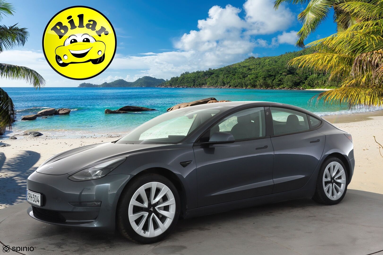 Tesla Model 3 2021 Long Range - | Koukku | ILP | Lasikatto | ACC | Matrix-LED | P.Kamera | Muistipenkki | Premium Audio | Navi | Kaistavahti | Keyless | Premium Connectivity | 1-om Suomi-auto | 2x Latauskaapelit | Kahdet renkaat |