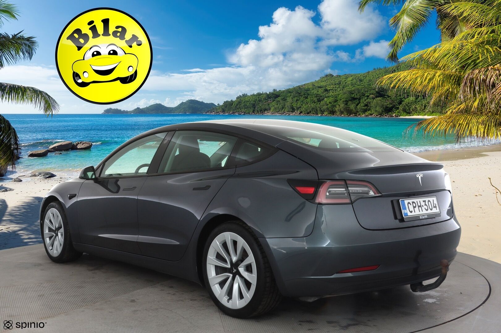 Tesla Model 3 2021 Long Range - | Koukku | ILP | Lasikatto | ACC | Matrix-LED | P.Kamera | Muistipenkki | Premium Audio | Navi | Kaistavahti | Keyless | Premium Connectivity | 1-om Suomi-auto | 2x Latauskaapelit | Kahdet renkaat |