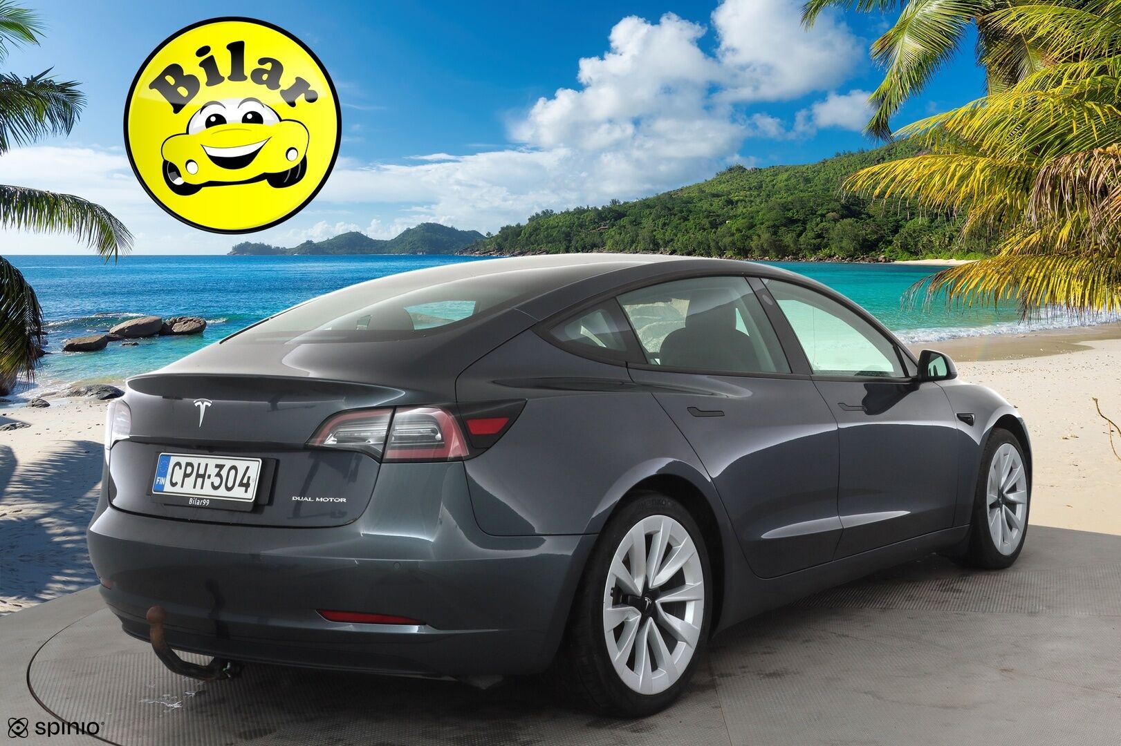 Tesla Model 3 2021 Long Range - | Koukku | ILP | Lasikatto | ACC | Matrix-LED | P.Kamera | Muistipenkki | Premium Audio | Navi | Kaistavahti | Keyless | Premium Connectivity | 1-om Suomi-auto | 2x Latauskaapelit | Kahdet renkaat |