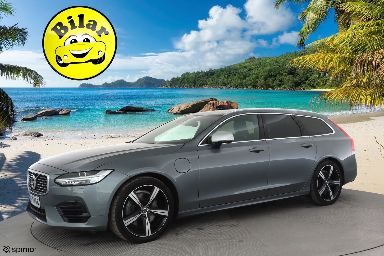 Volvo V90 2019 T8 AWD R-Design - Webasto | ACC | Harman&Kardon | Koukku | 360-Kamera | Full LED | Nahka-Alcantara | Lämpölasi | SUPERVARUSTEET!