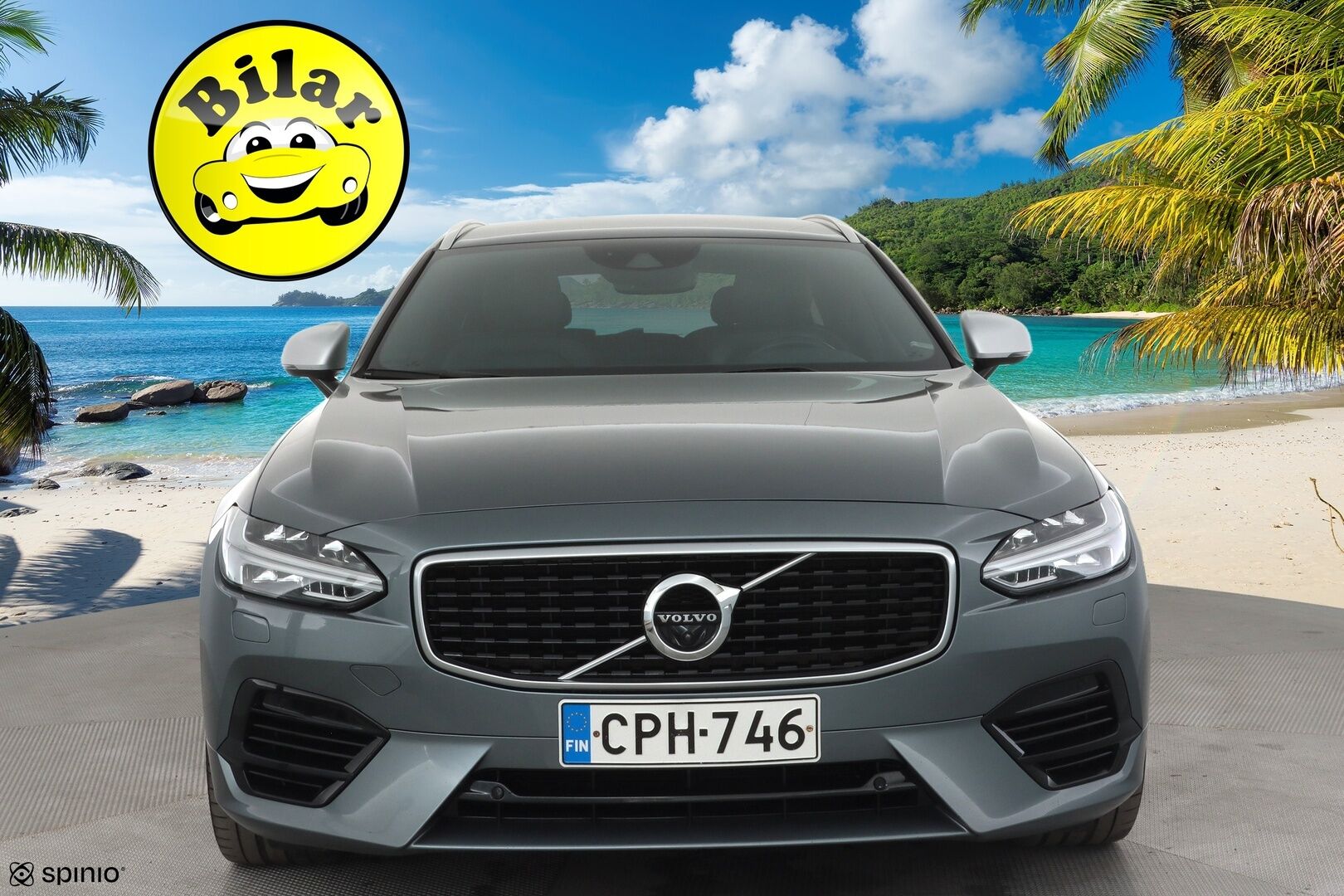 Volvo V90 2019 T8 AWD R-Design - Webasto | ACC | Harman&Kardon | Koukku | 360-Kamera | Full LED | Nahka-Alcantara | Lämpölasi | SUPERVARUSTEET!