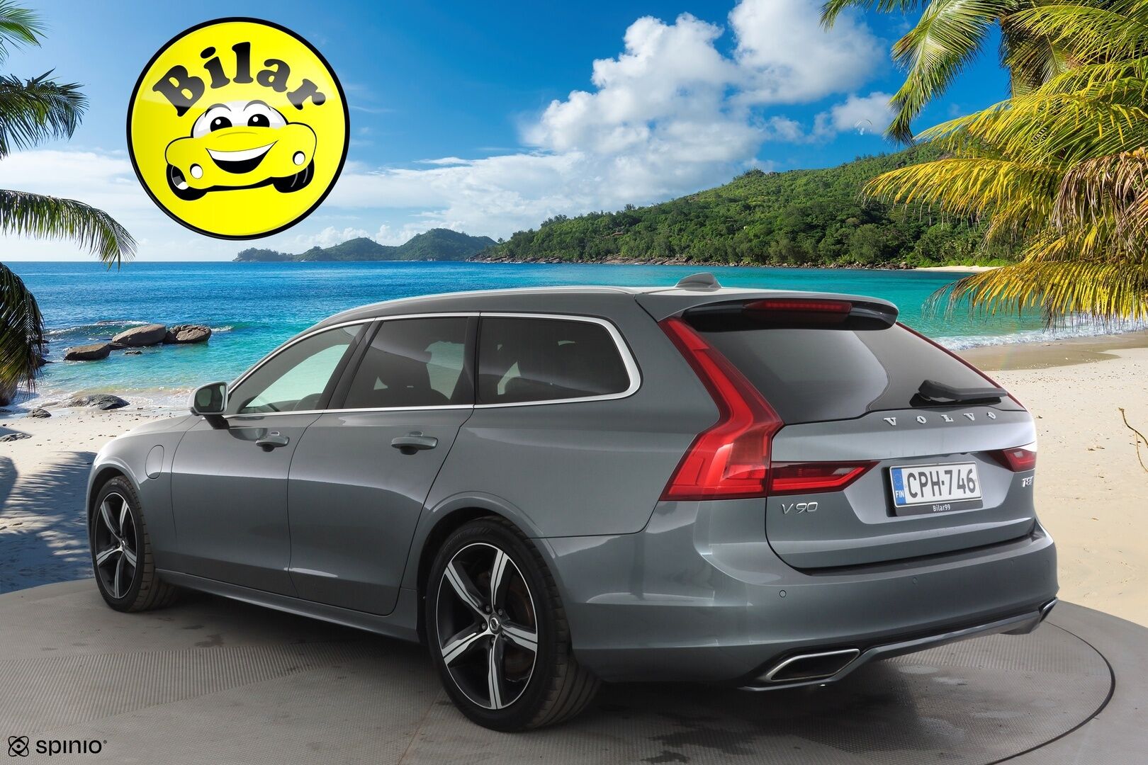 Volvo V90 2019 T8 AWD R-Design - Webasto | ACC | Harman&Kardon | Koukku | 360-Kamera | Full LED | Nahka-Alcantara | Lämpölasi | SUPERVARUSTEET!