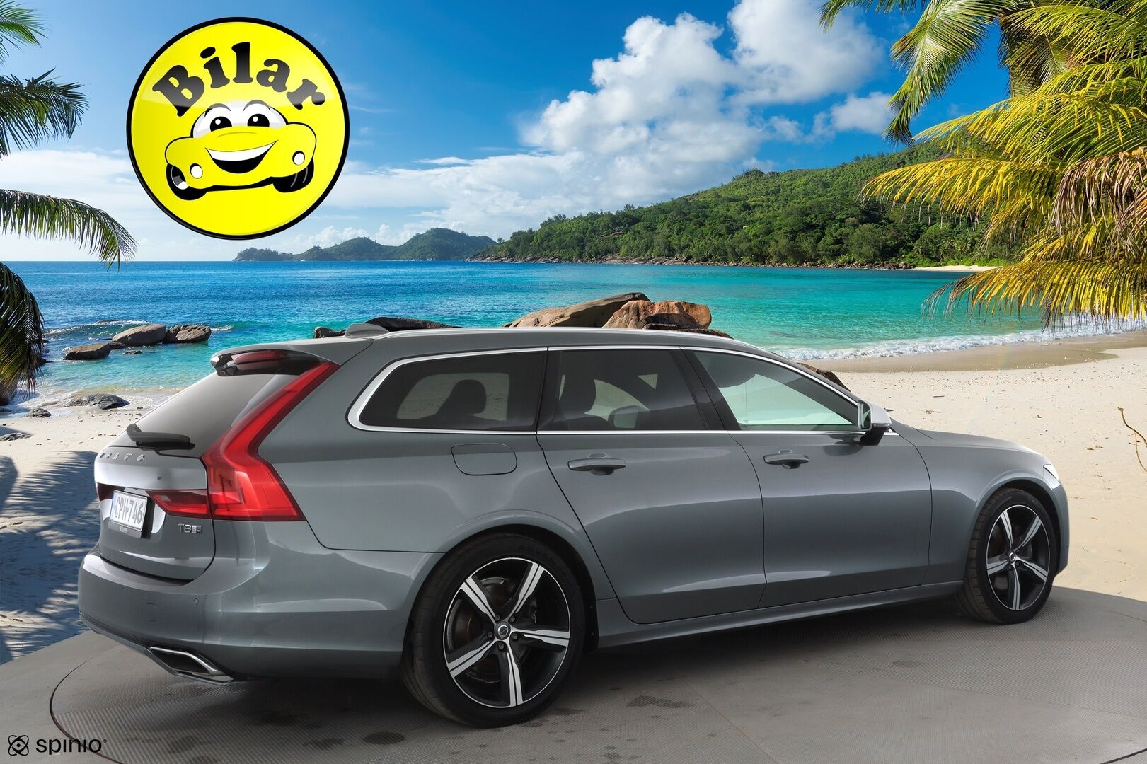 Volvo V90 2019 T8 AWD R-Design - Webasto | ACC | Harman&Kardon | Koukku | 360-Kamera | Full LED | Nahka-Alcantara | Lämpölasi | SUPERVARUSTEET!