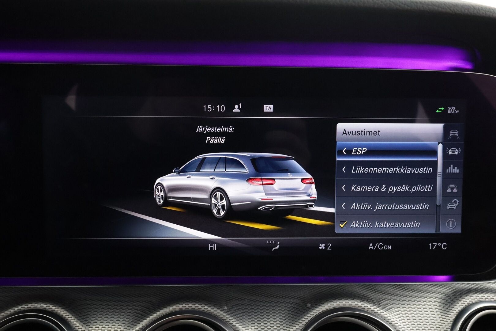 Mercedes-Benz E 2017 220 d T A Premium Business * Distronic Plus / Koukku / Lohko / Widescreen / Multibeam / Osasähköt * - Kahdet Renkaat