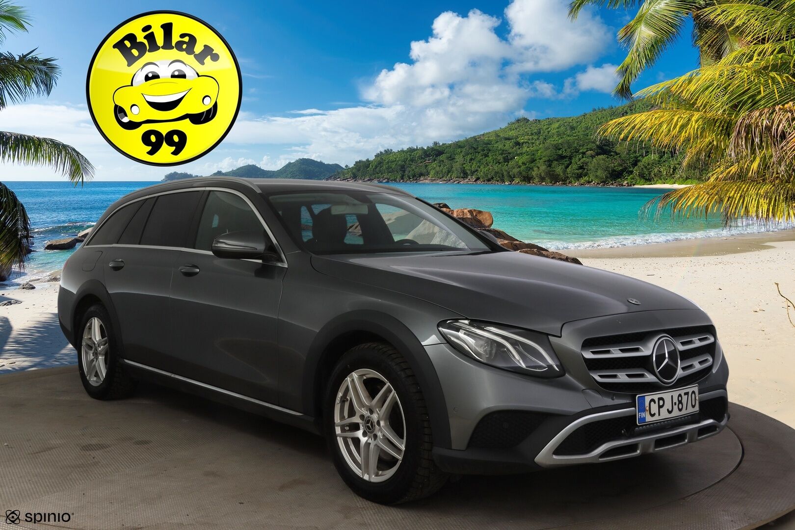 Mercedes-Benz E 2017 220 d 4Matic T A All-Terrain * Distronic+ / Webasto / Ilma-Alusta / Sähkökontti / Vetokoukku / P-Kamera* - Adapt. Cruise / 2x Vanteet & Renkaat / Hyvin huollettu! - HULLUT AVAJAISHULINAT KORKOTARJOUS 3,29 %