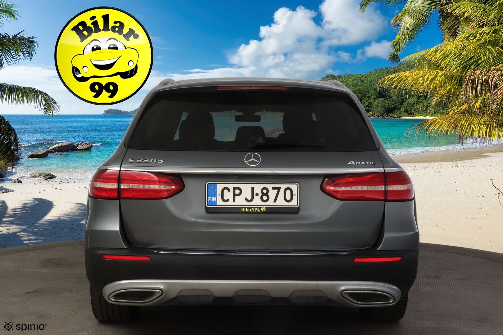 Mercedes-Benz E 2017 220 d 4Matic T A All-Terrain * Distronic+ / Webasto / Ilma-Alusta / Sähkökontti / Vetokoukku / P-Kamera* - Adapt. Cruise / 2x Vanteet & Renkaat / Hyvin huollettu! 