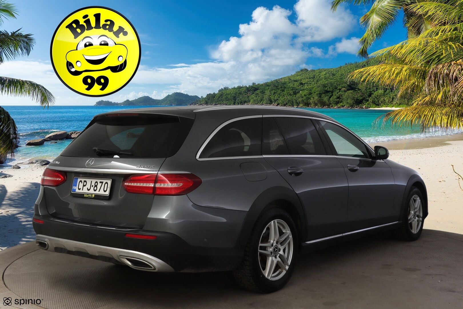 Mercedes-Benz E 2017 220 d 4Matic T A All-Terrain * Distronic+ / Webasto / Ilma-Alusta / Sähkökontti / Vetokoukku / P-Kamera* - Adapt. Cruise / 2x Vanteet & Renkaat / Hyvin huollettu! - HULLUT AVAJAISHULINAT KORKOTARJOUS 3,29 %