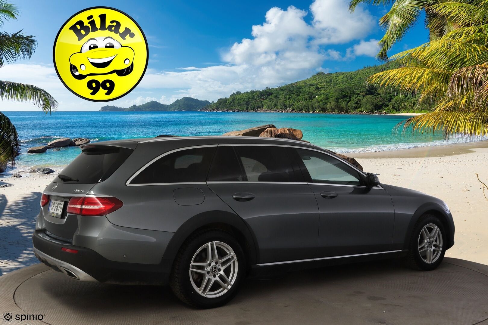 Mercedes-Benz E 2017 220 d 4Matic T A All-Terrain * Distronic+ / Webasto / Ilma-Alusta / Sähkökontti / Vetokoukku / P-Kamera* - Adapt. Cruise / 2x Vanteet & Renkaat / Hyvin huollettu! 